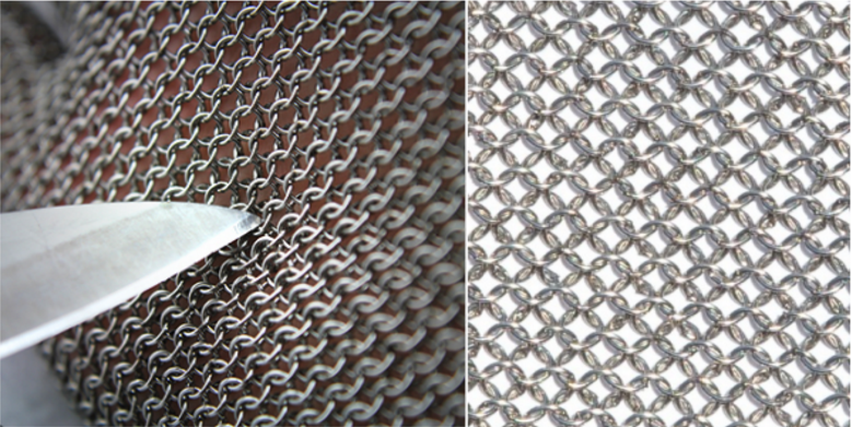 ZH现有量安全的环形滤网手套